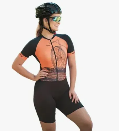 Macaquinho De Ciclismo Bike Uv80 Roupa De Pedalar Bicicleta z1185 b