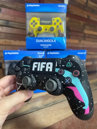 Controles PS4 PC TV Edições Exclusivas ENTREGAMOS COM GARANTIA