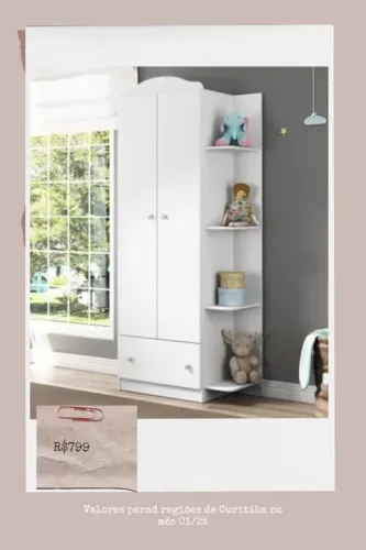 Promoção Guarda Roupa com Prateleira - 29/01