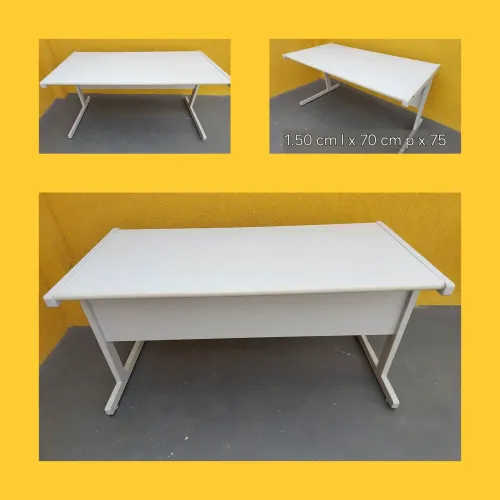 Mesa de Escritório cinza 1,50cm x 70cm