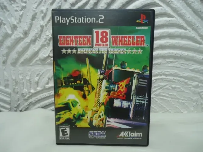 JOGO EIGHTEEN WHEELER/18 WHEELER PARA PLAYSTATION 2 - ORIGINAL MIDIA FISICA COMPLETO