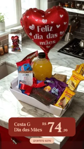 Cesta Dia das Mães - Presente Especial