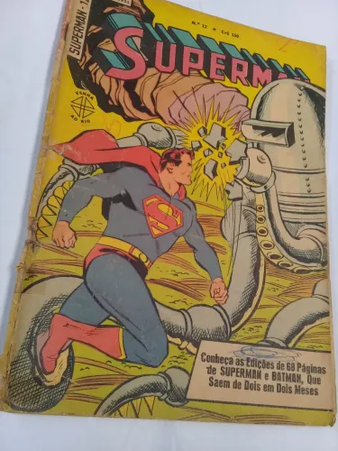 HQ Superman 3ª série Nº12 Editora Ebal.<br>