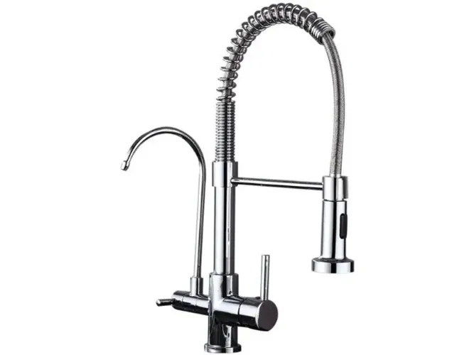 Torneira Cozinha Gourmet Mesa Dupla Nell - F-02 Cro - Prata - Novo