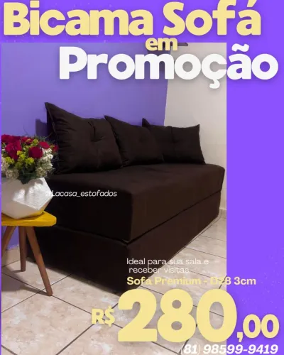 Bicama Sofá em Promoção - Sofá Premium