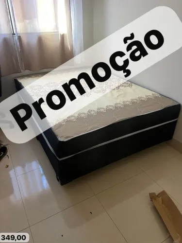 Cama box casal nova