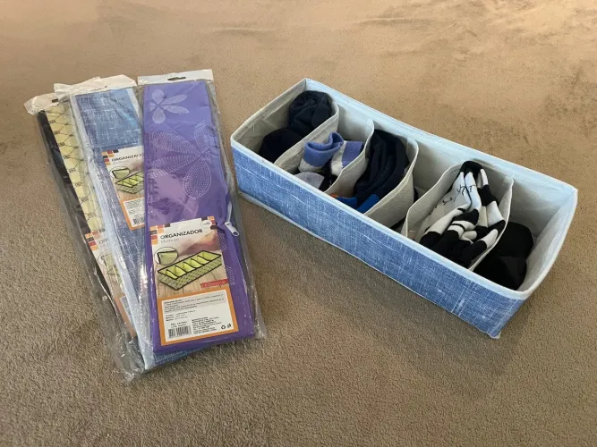 Organizador de gaveta para roupas íntimas