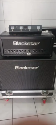 Kit ampler para guitarra BLACKSTAR incluindo pedal e case,nunca usado