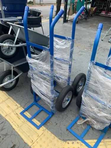 Carrinho de mão de carga 200 kg com rolamento 