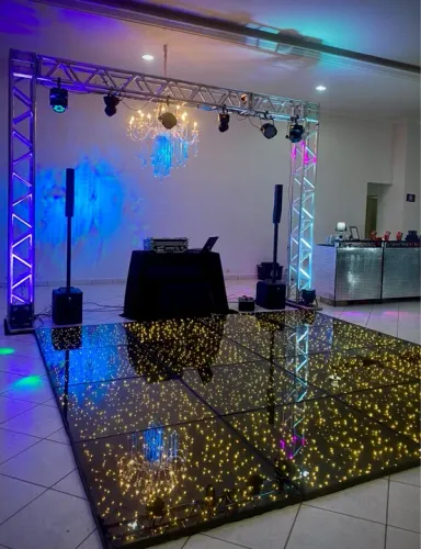 Som, iluminação e Dj profissional - Pista de Dança completa para o seu evento!