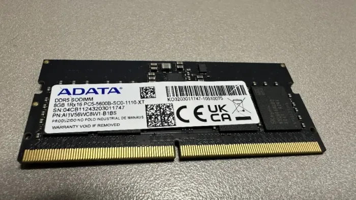 Memória Sodimm Adata 8GB DDR5
