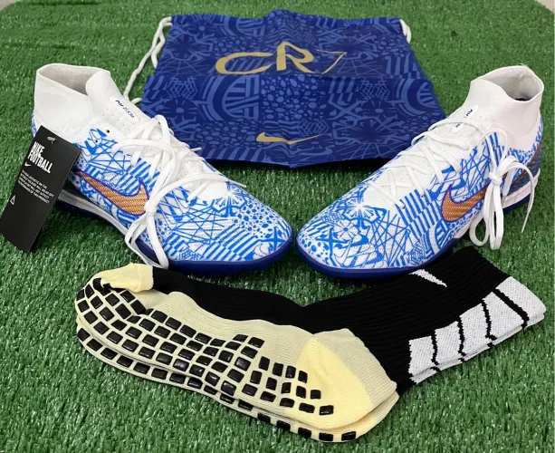 Chuteira Nike Zoom Mercurial Superfly 9 Elite CR7 Society (Brinde Meia e Sacola)