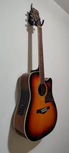 Super Oportunidade - Violão Folk Ibanez Artwood AW300 - Captação Fishman - Estado de Novo