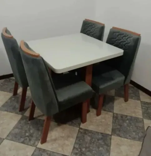 Mesa de Jantar 4 Cadeiras 100%MDF Nova