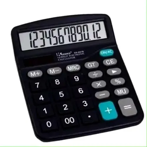 Calculadora Eletrônica 12 Dígitos - Ideal para Comércio