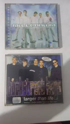 CDS Backstreet Boys Millenium/ Largura than Life edição limitada