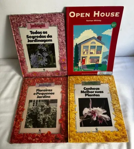 Livros Kit Com 4 Sobre Jardinagem - Excelente Estado