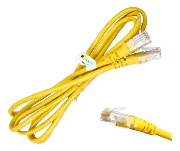 4 Cabos De Rede 1,5m Lan Cftv Internet Rj45 Cat5e Ethernet Resistente Alumínio Acobreado