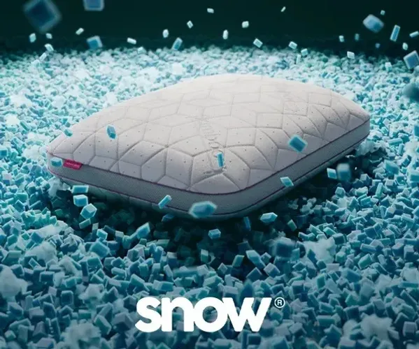 Travesseiro Regulável IWS Snow®- Ajuste de altura perfeito + noites mais frescas 