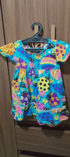 Vestido infantil estampado 