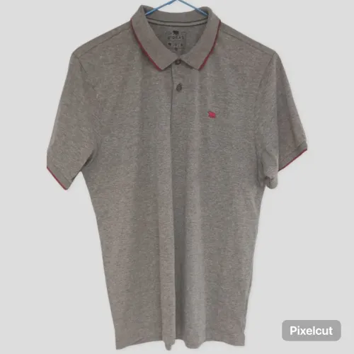 Polo Masculina Cinza - Biogás 