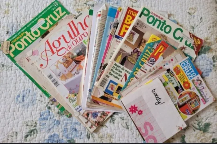 Revistas de Ponto Cruz e Artesanato
