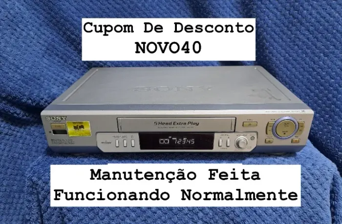 Video Cassete SONY 5 Cabeças - SLV-EX5S