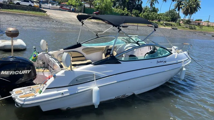 Focker 240, motor vetado 200 mercury