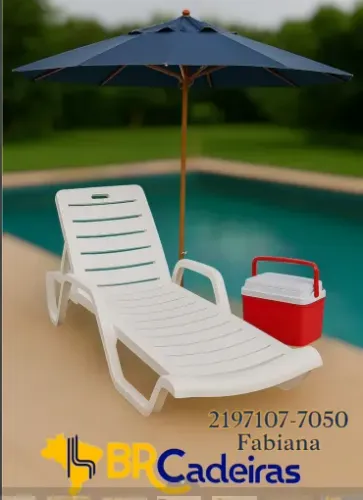 Cadeira de sol com 4 posições 