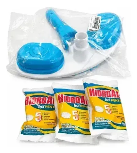 Kit 01 Aspirador Slim Sodramar + 03 Pastilha Penta 200g Hidroall
