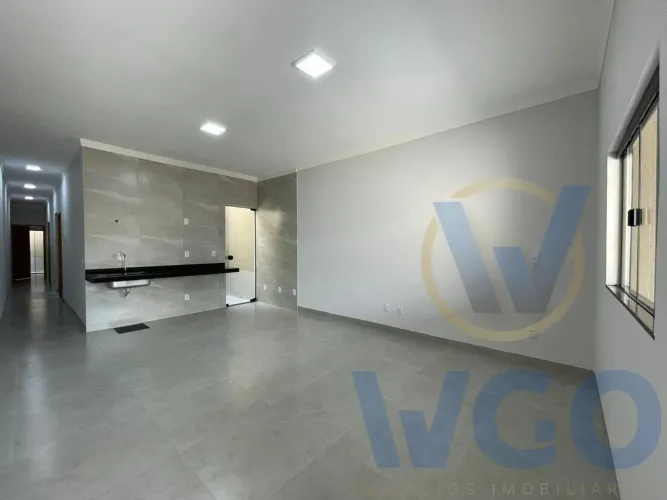 Casa para Venda em Anápolis, Privê Lírios do Campo, 3 dormitórios, 1 suíte, 2 banheiros, 2