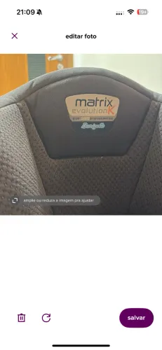 Cadeirinha infantil para carros 