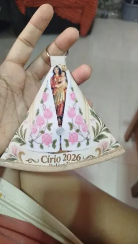 Porta terço chaveiro p o cirio