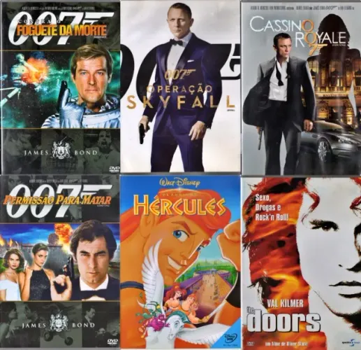 Lote com 30 Filmes Originais em DVD