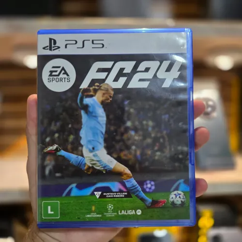 Jogo mídia física, EA Sports FC 24 (FIFA 2024) - PS5, seminovo, só comprar e usar.