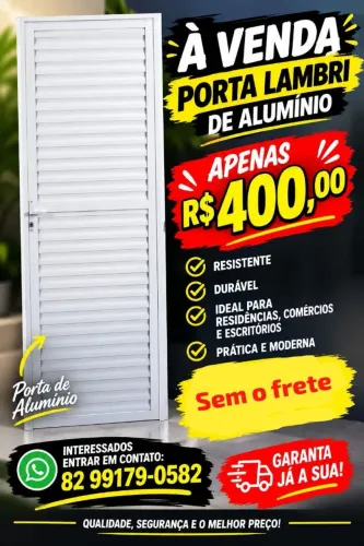 Porta de alumínio