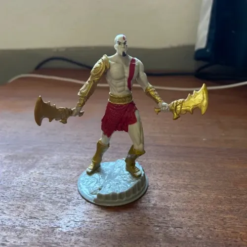 Miniatura Kratos Classico God Of War Laminas Do Caos