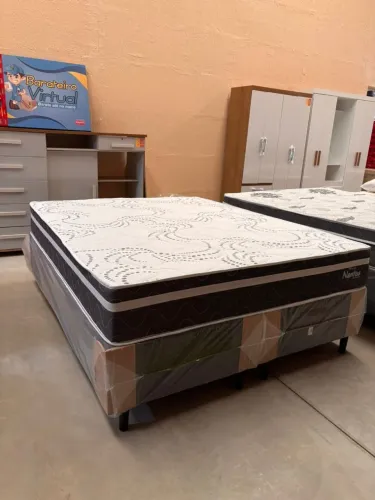 Cama casal Queen - PROMOÇÃO IMPERDÍVEL POUCAS UNIDADES DISPONÍVEL