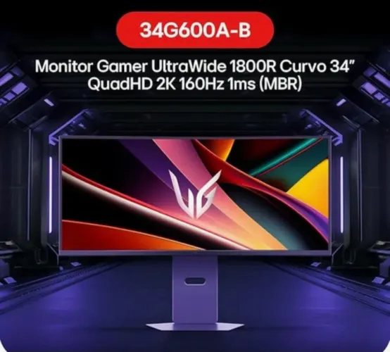 Monitor Lg Ultra Gear 34 tela curva Lacrado