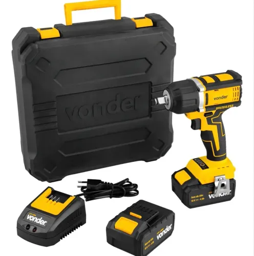 Chave De Impacto Bateria 18v 1/2 Bivolt Civ180b Vonder