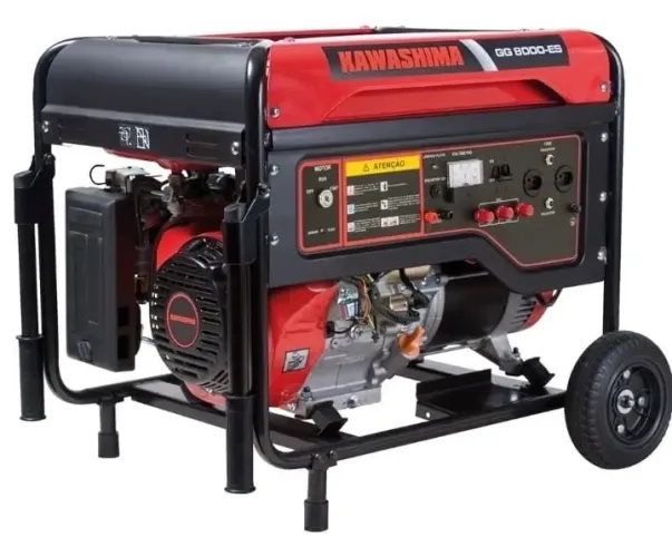 Gerador kawashima GG 8000 ES a gasolina.