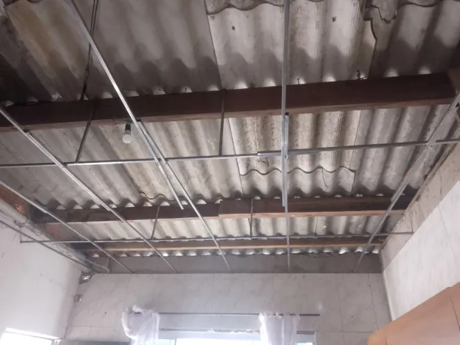 Forro de PVC instalação 