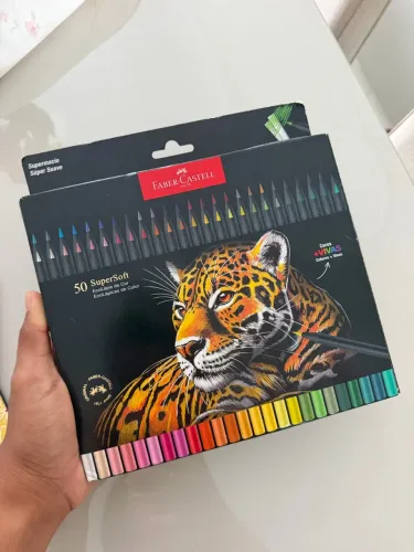 Lápis De Cor 50 Cores Faber Castell Supersoft