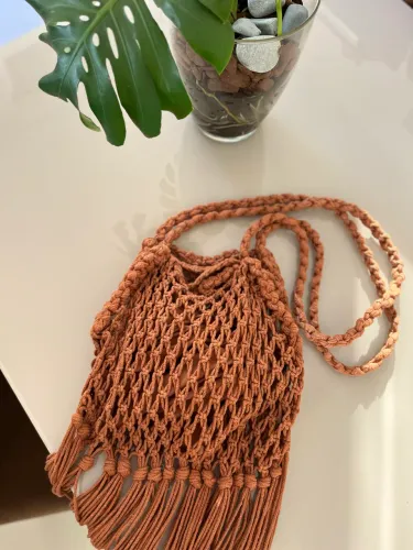 BOLSA FARM - MACRAMÊ