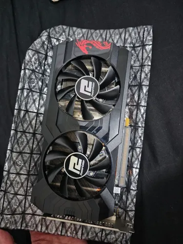 Placa de Vídeo AMD Radeon RX 570 4GB PowerColor Red Dragon (Único dono)