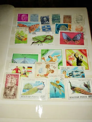 290 selos vários países 