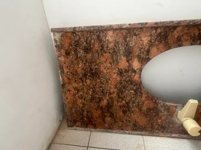 Pia de granito vermelho brasília