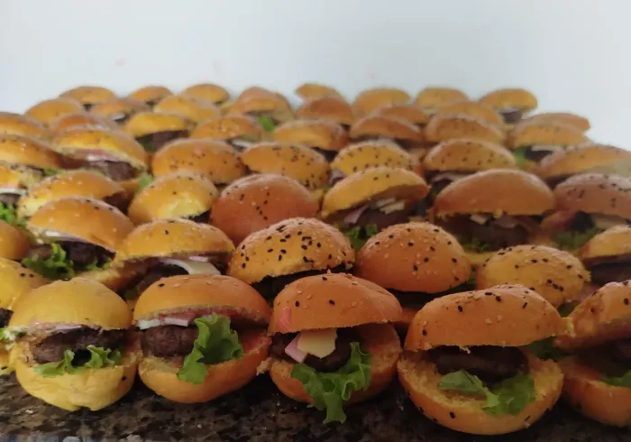 Mini hambúrguer