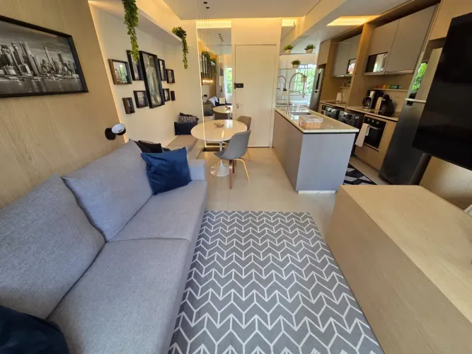 Oportunidade única de Apartamento com 34 m2 priv todo reformado, decorado e equipado no Ch