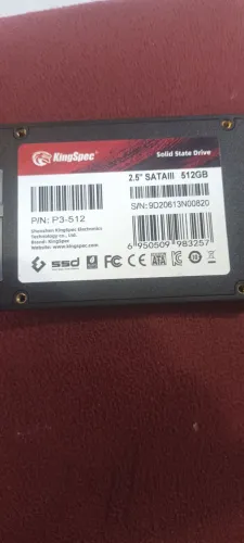 SSD kingspec 512GB 2.5 SATA 